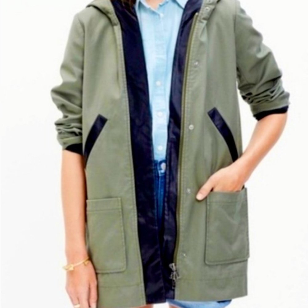 Madewell x Sézane Jacket with leather detailing